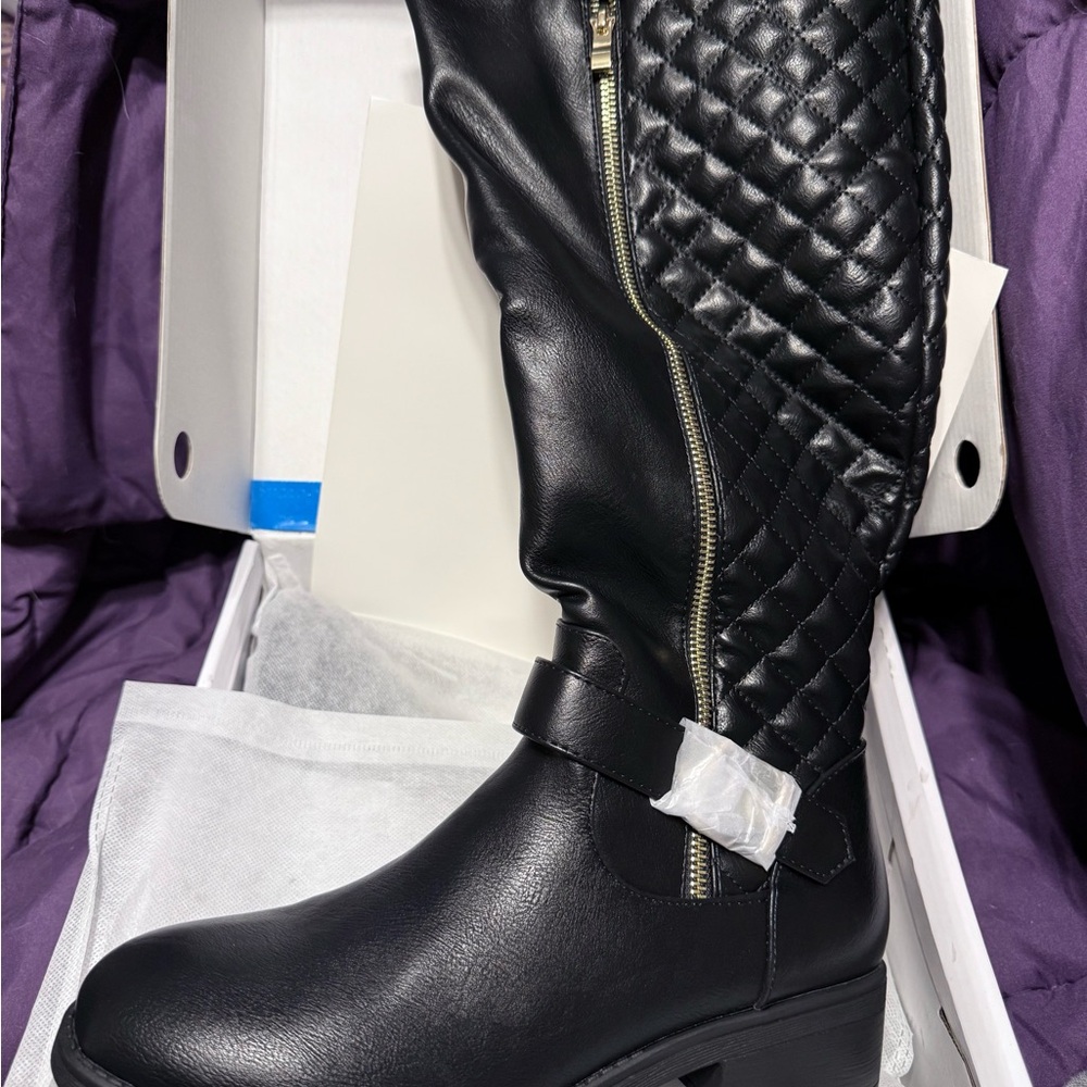 New***Dream Pairs Knee High Wide Calf Boot